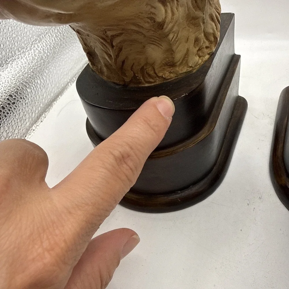 Vintage Bookends C2C Design‎ Golden Retriever Shelf Bookcase